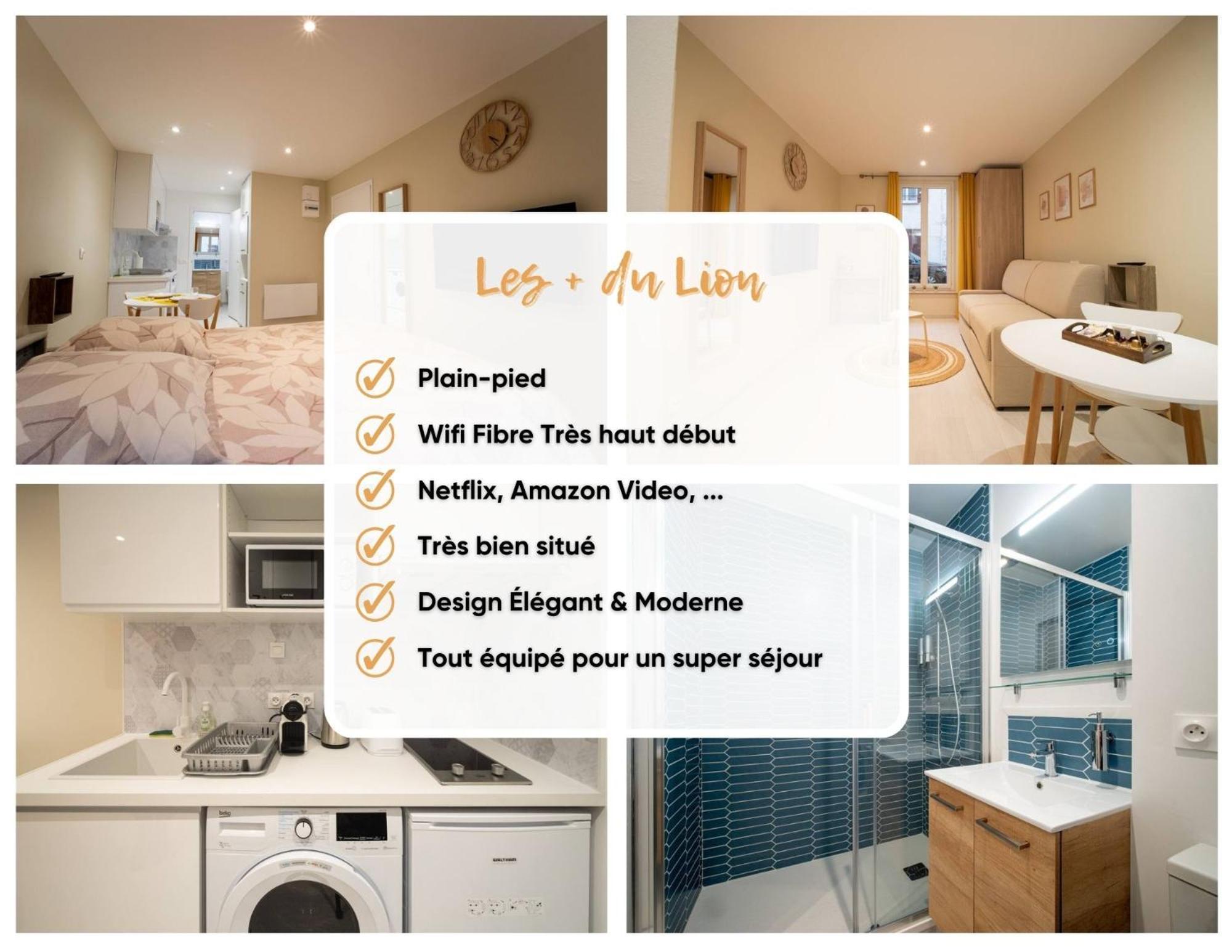Le Lion - Plain-Pied, Wifi, Yt Premium - 2Rfhomes Chateau-Thierry Exterior photo